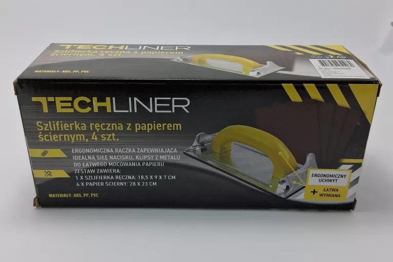 SZLIFIERKA RECZNA Z PAPIEREM TECHLINER