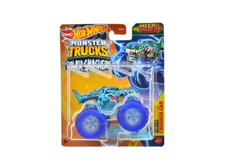MEGA WREX - POWER SMASHERS TRUCK REKIN DINOZAUR MONSTER TRUCKS HOT WHEELS