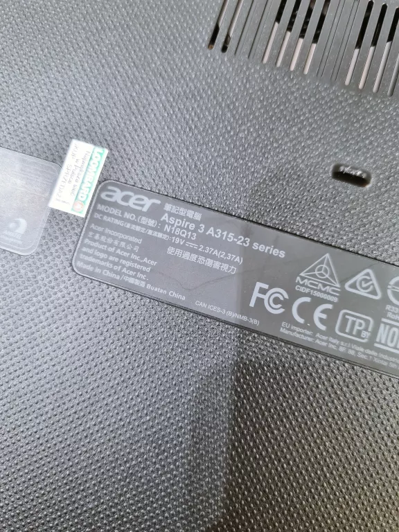 LAPTOP ACER ASPIRE 3 16GB RAM 512GB RYZEN5 RADEON VEGA MOBILE GFX
