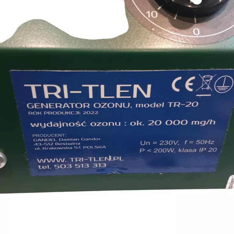 OZONATOR TRI-TLEN TR-20