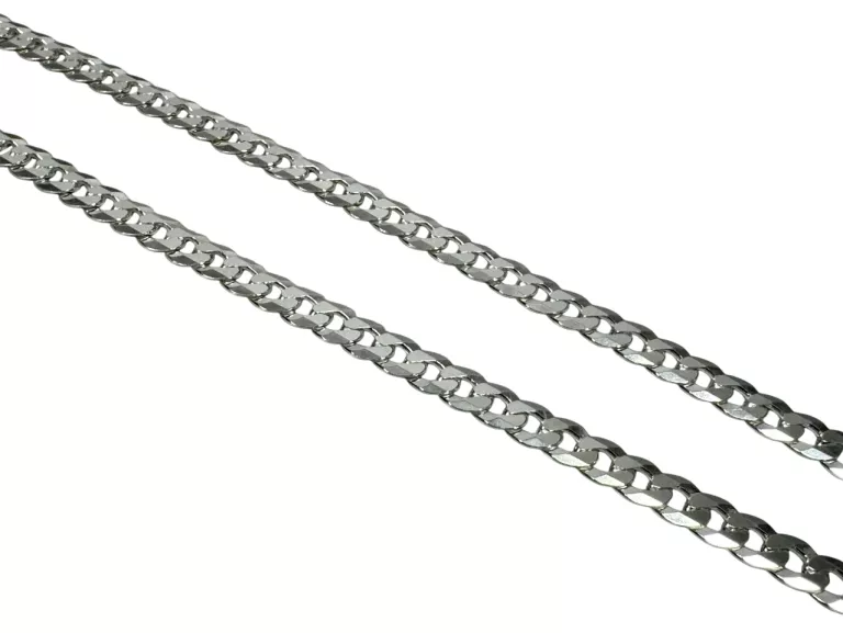 SREBRNY ŁAŃCUSZEK PANCERKA PR:925 W:10,16G DŁ:55CM