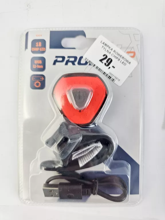 LAMPKA ROWEROWA TYLNA CHIPS LED PROFEX