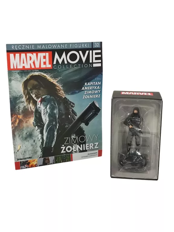 FIGURKA DEAGOSTINI MARVEL MOVIE COLLECTION ZIMOWY ŻOŁNIERZ #32 + GAZETKA