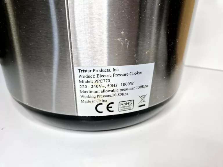 SZYBKOWA ELEKTRYCZNY KOMBIWAR POWER PRESSURE COOKER XL PPC770 5L