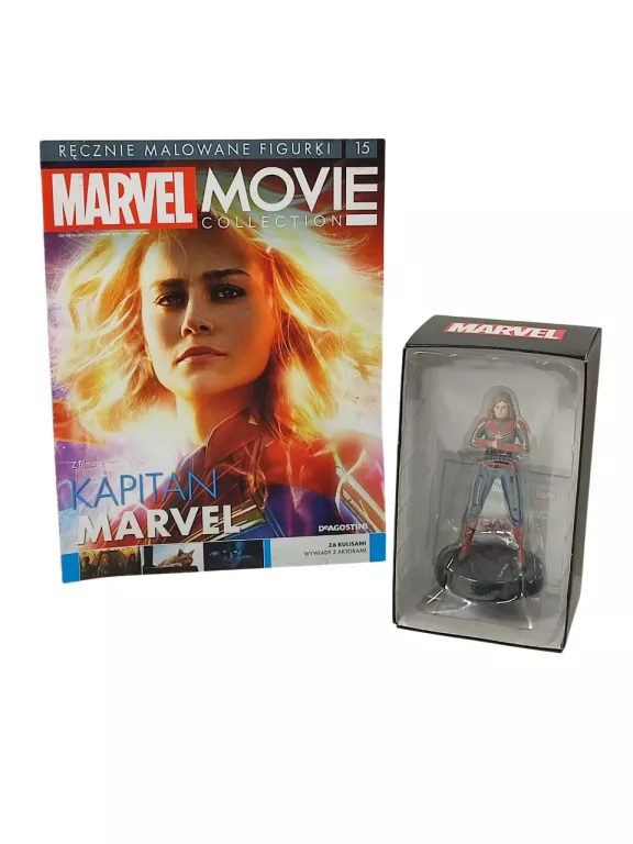 FIGURKA DEAGOSTINI MARVEL MOVIE COLLECTION KAPITAN MARVEL #15 + GAZETKA