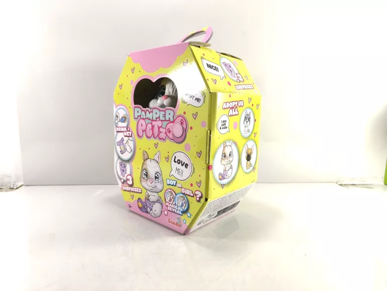 PAMPER PETZ PIESEK HUSKY PIJE SIKA PIELUSZKOWY GANG 20 CM + BUTELKA SMOCZE