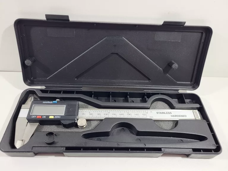 SUWMIARKA ELEKTRONICZNA DWUSZCZĘKOWA METALOWA STAINLESS HARDENED 150 MM