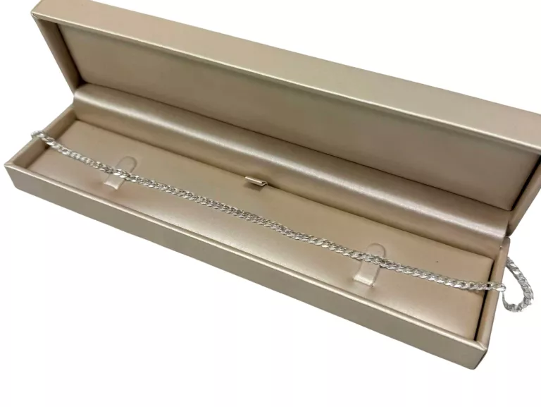 SREBRNY ŁAŃCUSZEK PANCERKA PR:925 W:13,02G DŁ:50CM