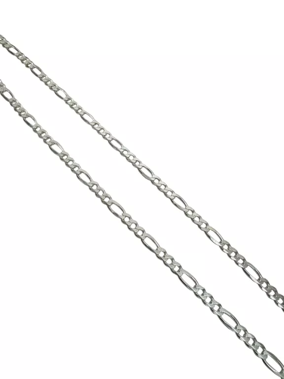 SREBRNY ŁAŃCUCSZEK SPLOT FIGARO PR:925 W:9,92G DŁ:59,5CM