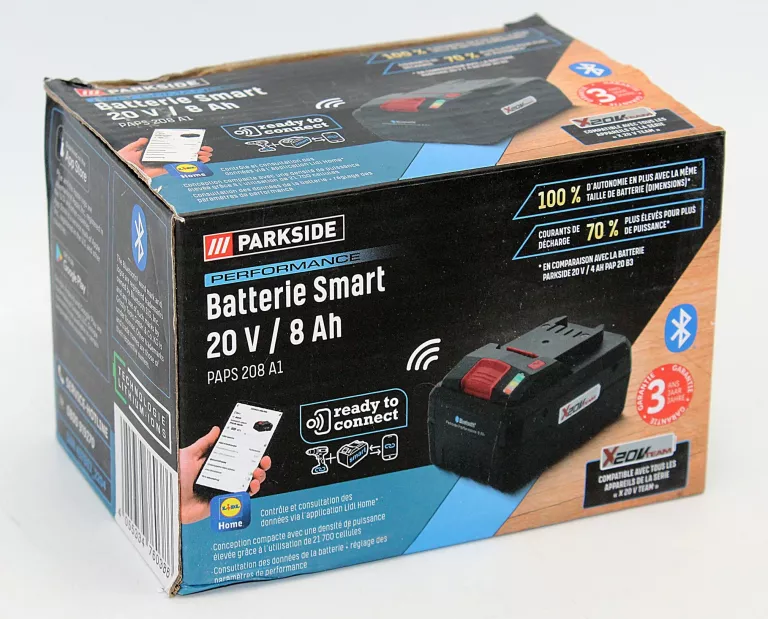 INTELIGENTNY AKUMULATOR PAPS 208 A1 PARKSIDE SMART PERFORMANCE 20V 8AH
