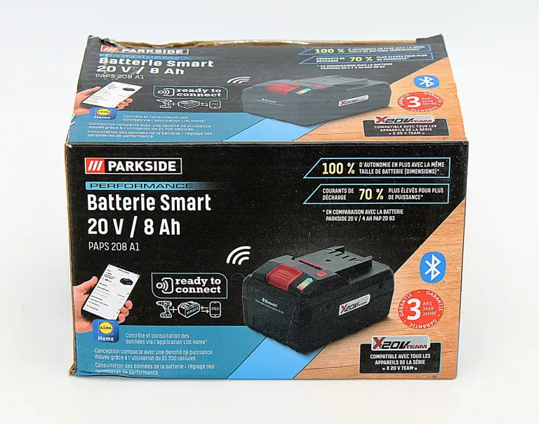 INTELIGENTNY AKUMULATOR PAPS 208 A1 PARKSIDE SMART PERFORMANCE 20V 8AH