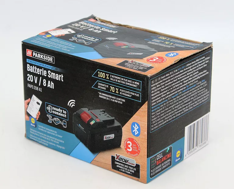 INTELIGENTNY AKUMULATOR PAPS 208 A1 PARKSIDE SMART PERFORMANCE 20V 8AH