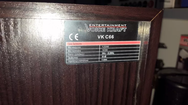 KOLUMNY VOICE KRAFT VK-C66