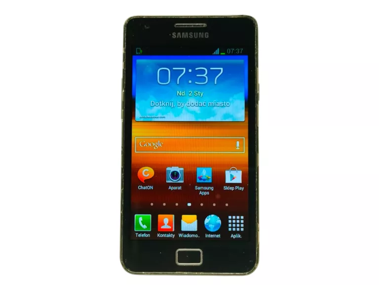 SMARTFON SAMSUNG GALAXY S II 1 GB / 16 GB 3G CZARNY
