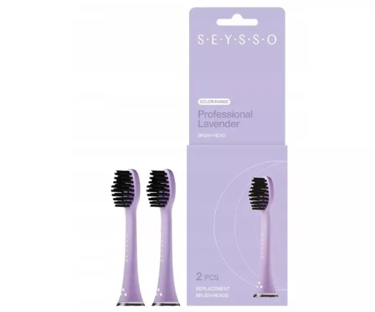 KOŃCÓWKI DO SZCZOTECZKI SEYSSO BASIC/PROFESSIONAL LAVENDER 2 SZT.