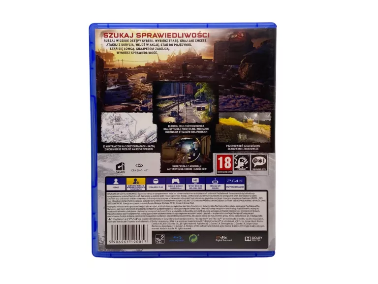 GRA NA PLAYSTATION 4 SNIPER GHOST WARRIOR CONTRACTS PS4