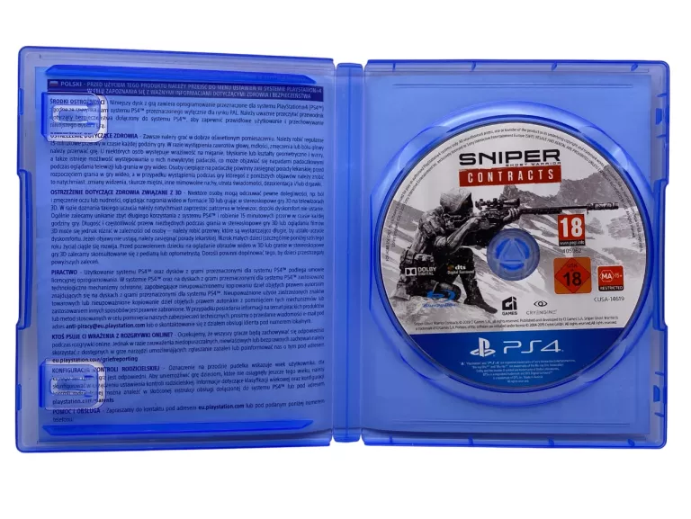 GRA NA PLAYSTATION 4 SNIPER GHOST WARRIOR CONTRACTS PS4