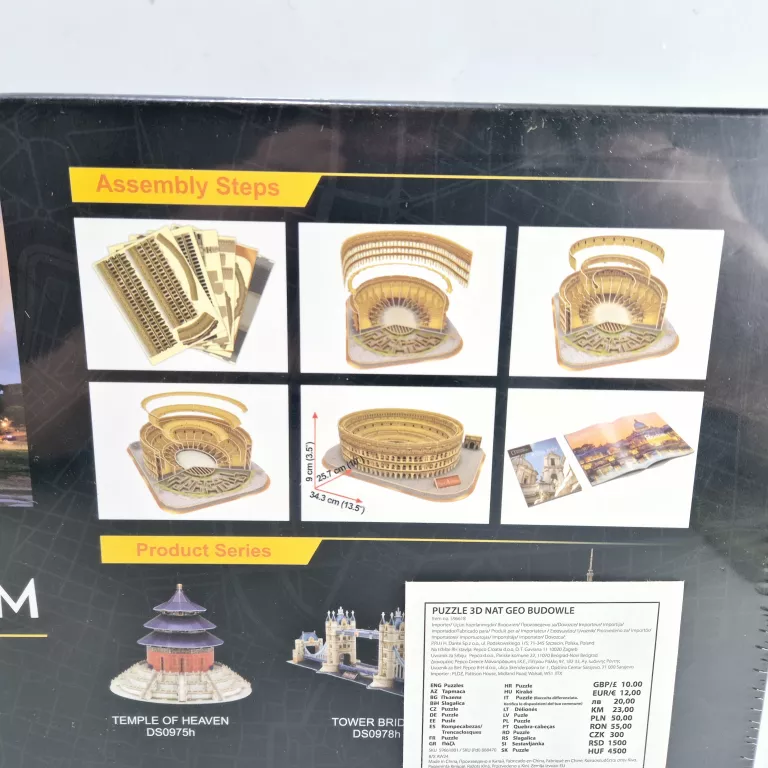 PUZZLE 3D NATIONAL GEOGRAPHIC WENECJA