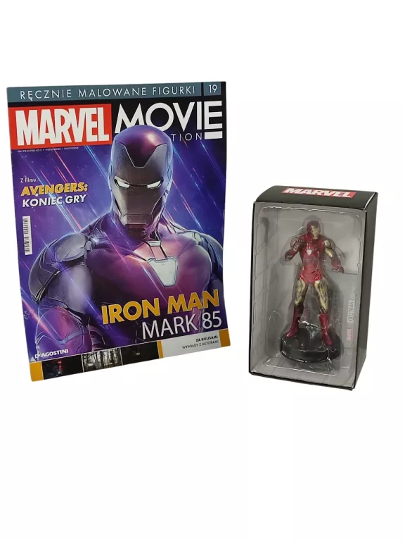 FIGURKA Z FILMU AVENGERS: KONIEC GRY - IRON MAN MARK 85 - NR 19 + GAZETKA