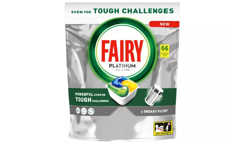 FAIRY PLATINUM CYTRYNA TABLETKI DO ZMYWARKI ALL IN ONE, 66 TABLETEK