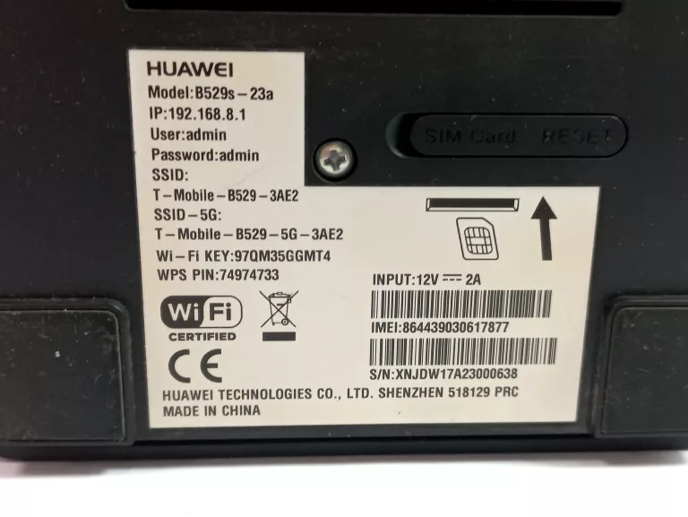 ROUTER MODEM WIFI NA KARTĘ SIM 4G LTE HUAWEI B529-23A