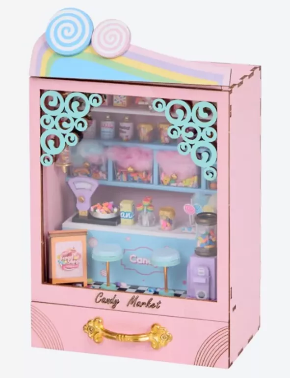 DIY MINIATUROWY DOMEK CRAFTS & CO KREATYWNY 17 X 19,5 CM