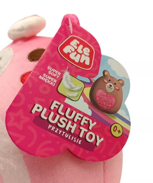 ELEFUN PLUSH TOY PLUSZAK  RÓŻOWY