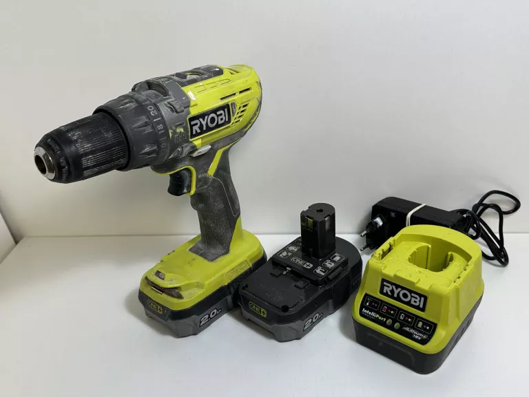 WKRĘTARKA UDAROWA RYOBI R18PD3 2X AKU 2,0AH ŁAD WARTO/OKAZJA
