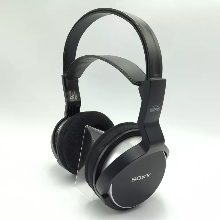 SŁUCHAWKI SONY MDR-RF810R CZARNE + STACJA RADIOWA
