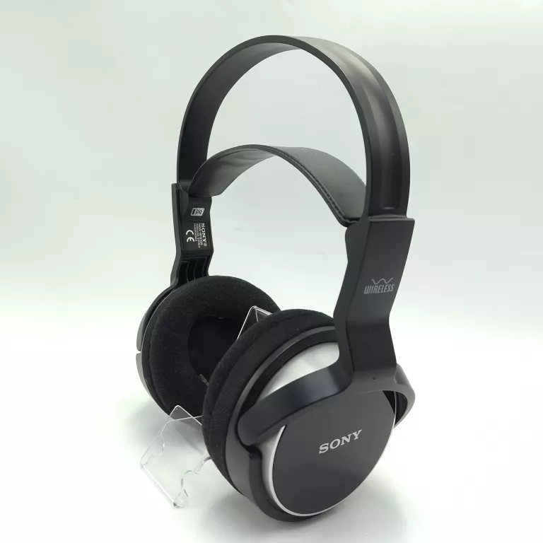 SŁUCHAWKI SONY MDR-RF810R CZARNE + STACJA RADIOWA