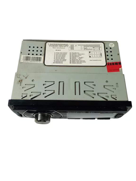 RADIO SAMOCHODOWE VOICE KRAFT VK 6215 ISO
