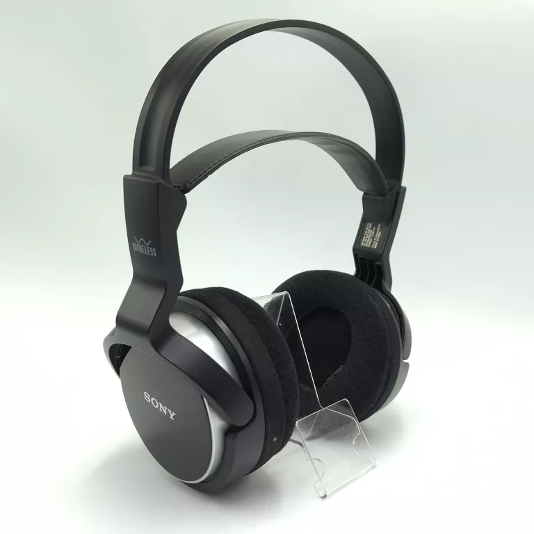 SŁUCHAWKI SONY MDR-RF810R CZARNE + STACJA RADIOWA