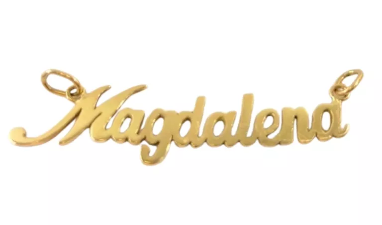 ŚLCZNA ZAWIESZKA ZŁOTA IMIĘ "MAGDALENA" P.585 3,67G