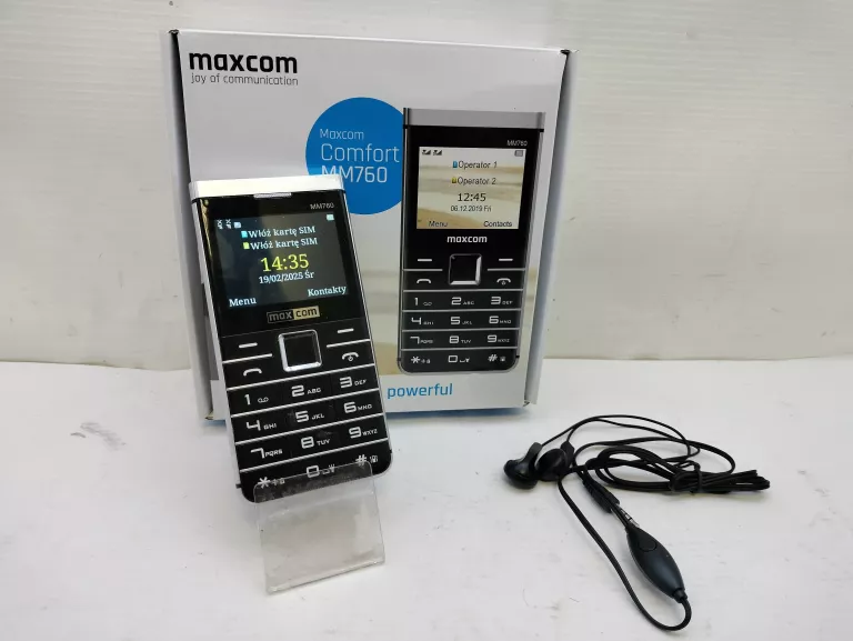 TELEFON MAXCOM MM760 PUDEŁKO