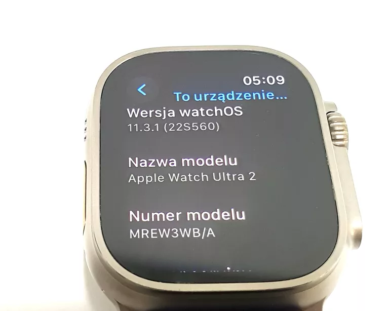 SMARTWATCH APPLE WATCH ULTRA 2 49MM TYTAN 64GB 100%BAT + ŁADOWARKA