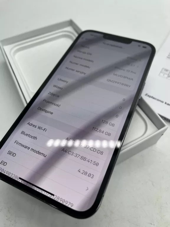 TELEFON IPHONE 13 PRO 128GB 85% GWARANCJA DO CZERWCA 2025