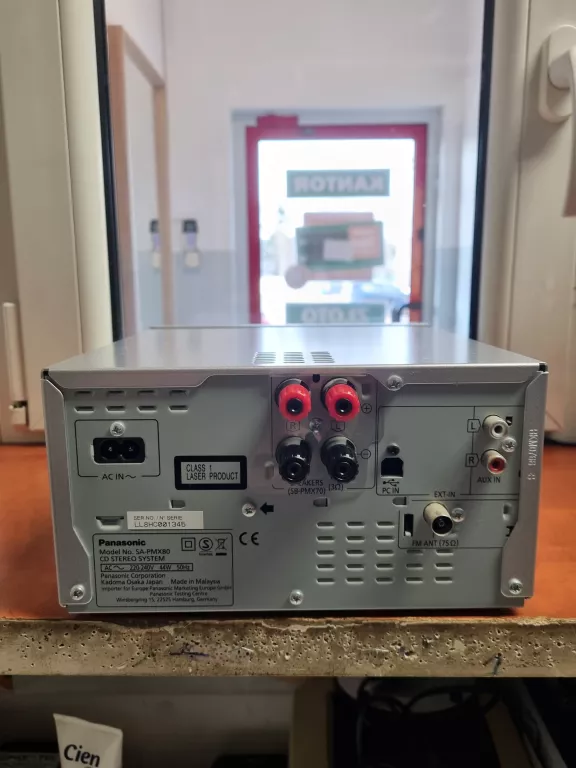 WIEŻA PANASONIC SA-PMX80 ZADBANA BLUETOOTH USB