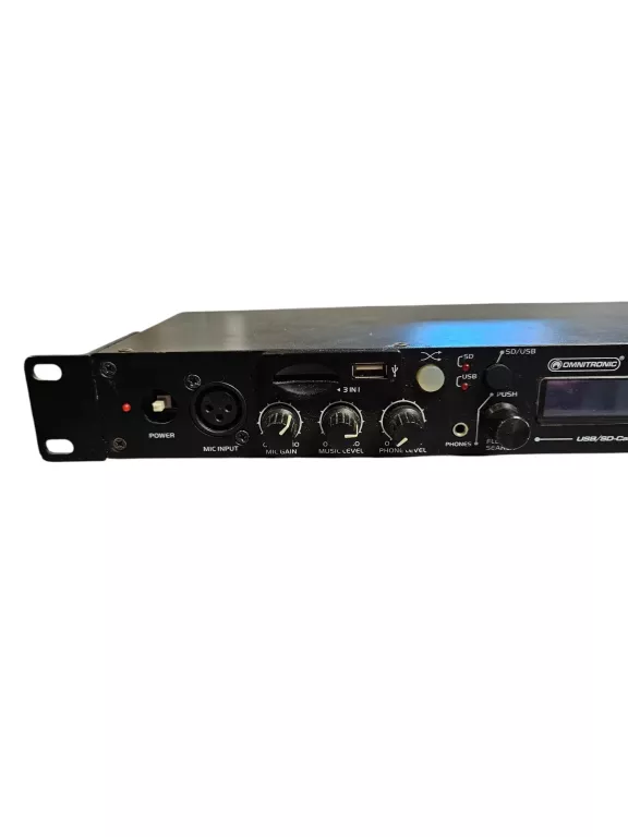 OMNITRONIC DMP-102 ODTWARZACZ USB/SD CZYTNIK AUDIO CARD PLAYER