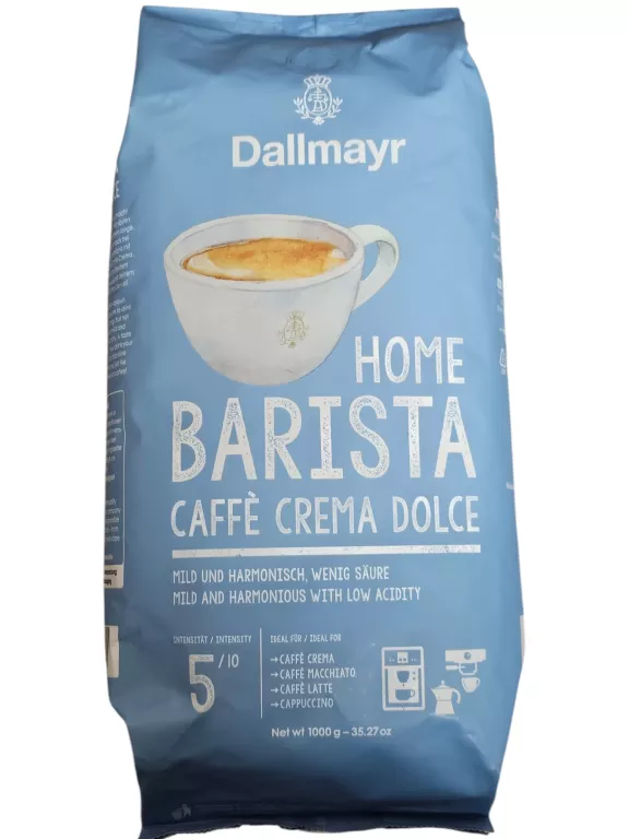 KAWA ZIARNISTA MIESZANA DALLMAYR HOME BARISTA CAFFE CREMA DOLCE 1000 G