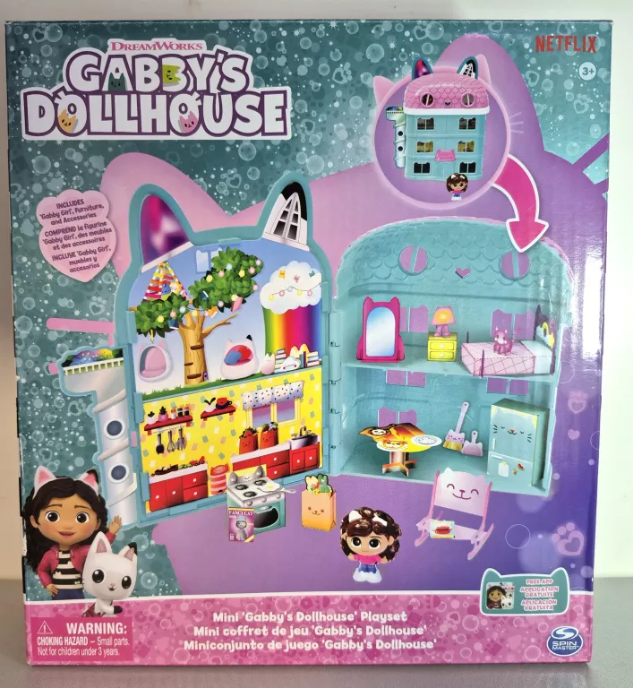 DOMEK DLA LALEK SPIN MASTER KOCI DOMEK GABI GABBY'S DOLLHOUSE