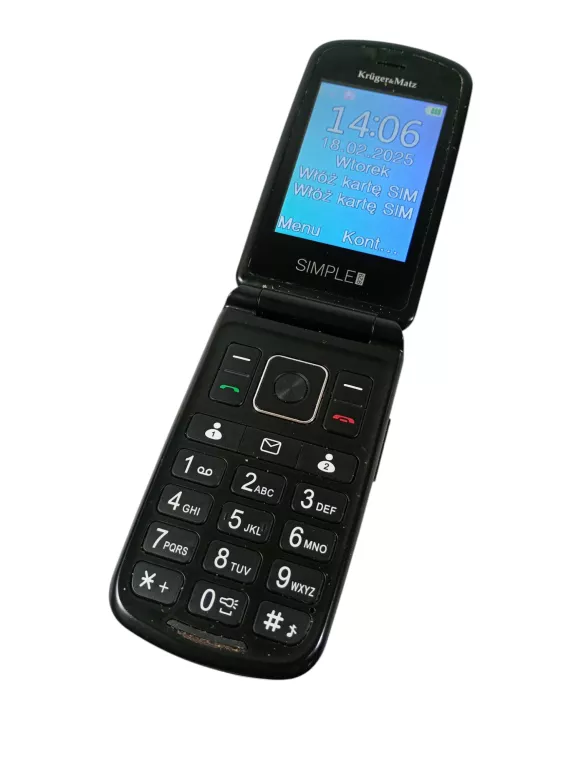 TELEFON KRUGER&MATZ SIMPLE KM0929 Z KLAPKĄ