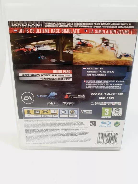GRA PS3 NEED FOR SPEED SHIFT 2 UNLEASHED LIMITED EDITION