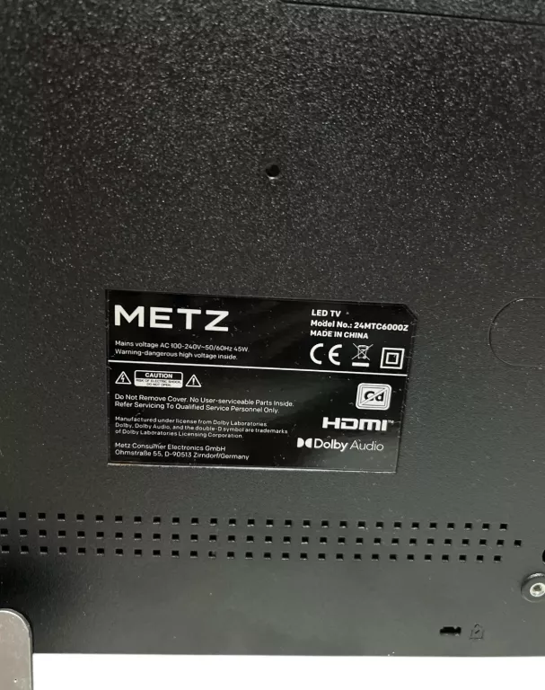 TELEWIZOR METZ 24MTC6000Z 24'' / SMART