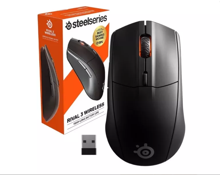 MYSZ STEELSERIES RIVAL 3 BEZPRZEWODOWA/ FABRYCZNIE ZAPAKOWANA