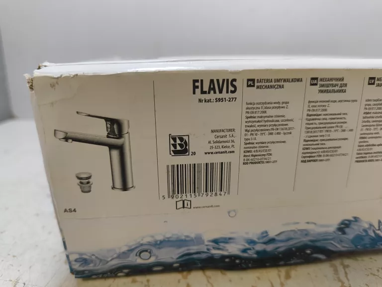 BATERIA UMYWALKOWA CERSANIT FLAVIS *IGŁA*