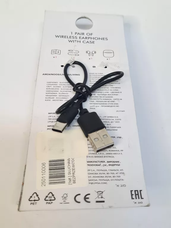 SŁUCHAWKI BEZPRZEWODOWE SINSAY TECH