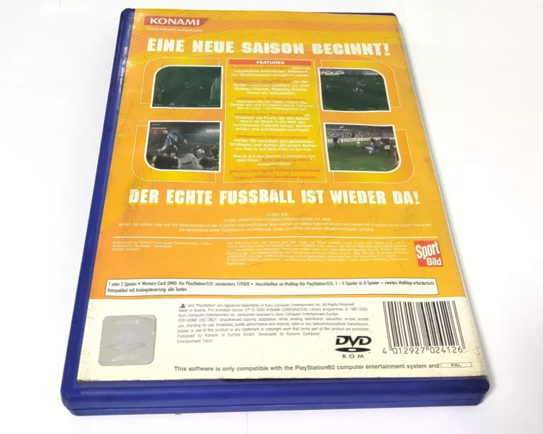 GRA NA PS2 PRO EVOLUTION SOCCER 3
