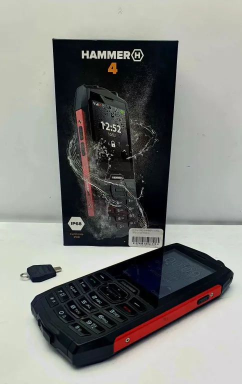 TELEFON PANCERNY HAMMER 4 RED IP 68 DUAL SIM
