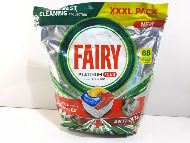 88 SZT FAIRY PLATINUM PLUS KAPSUŁKI DO ZMYWARKI