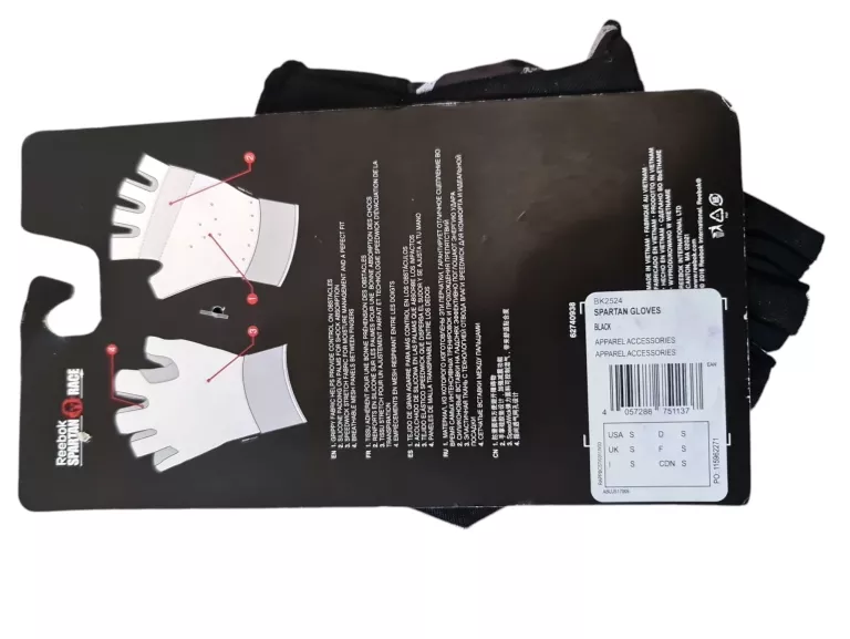 REEBOK RĘKAWICE SPARTAN RACE BK2524 FITNESS ROZ. S
